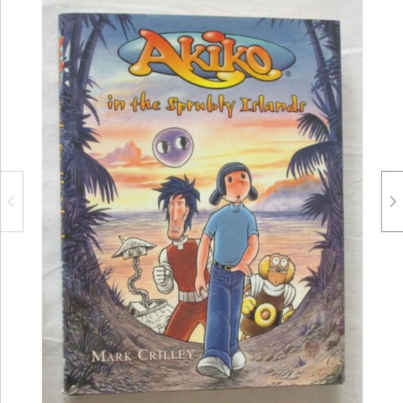 Akiko in the Sprubly Islands Hardcover Novel Mark Crilley 2000 Young Reader - Picture 1 of 2